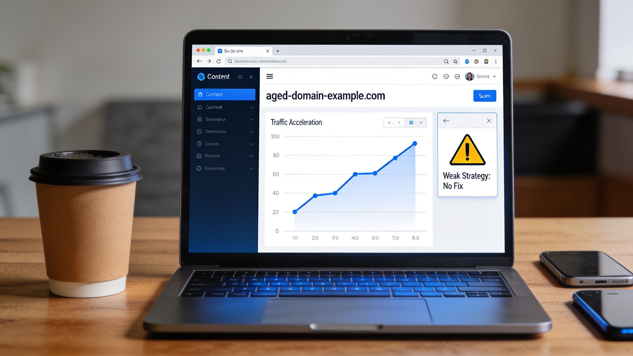 Editorial hero image for Aged Domains Can Accelerate Content Sites, but They Do Not Fix Weak Strategy