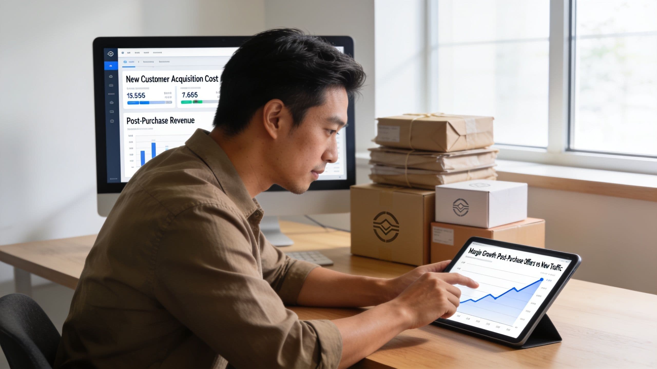 Editorial hero image for Ecommerce Margins Improve Faster with Post-Purchase Offers Than New Traffic