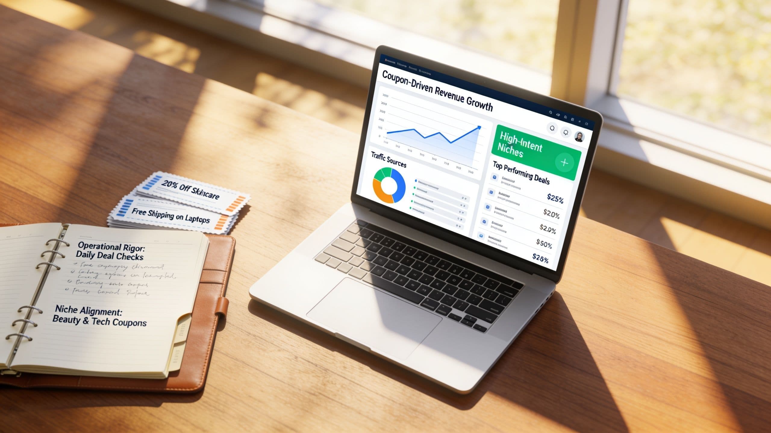 Editorial hero image for How Coupon and Deal Content Fits an Affiliate Revenue Strategy
